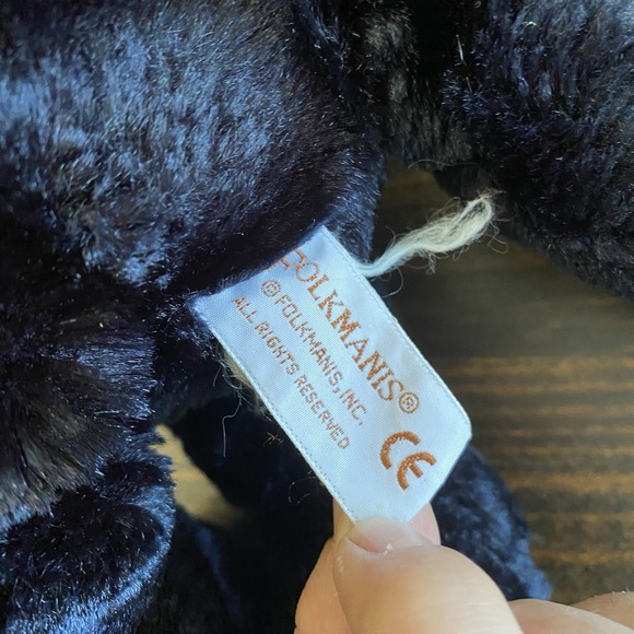 Folkmanis Puppet Black Labrador‎ 15" very soft - Picture 6 of 10